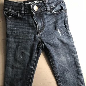 BABY GAP dark wash mini skinny jeans